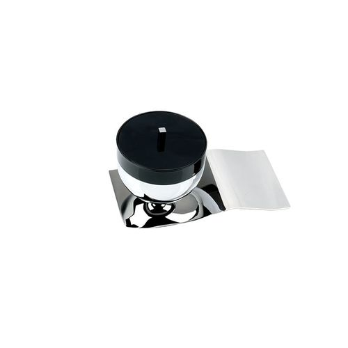 Porta Objetos Balcão Cromado Preto Zen