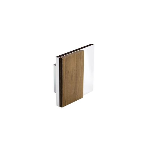 Cabide Oriente Wood Cromado Zen