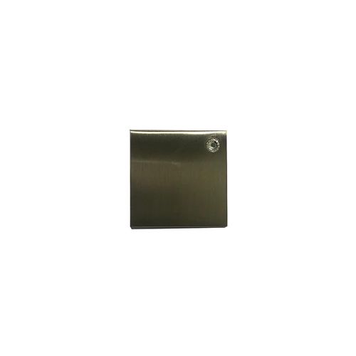 Puxador Firenze Níquel Escovado 35 X 35mm com 1 Swarovski Gruppa