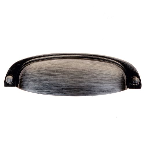 Puxador Concha Stillo 96mm Prata Velho Gruppa
