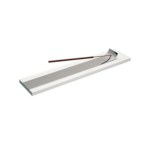 Porta Incenso Liso Branco Zen