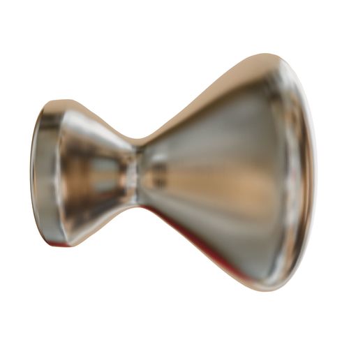 Puxador Cup 25mm Cromo Escovado Zen