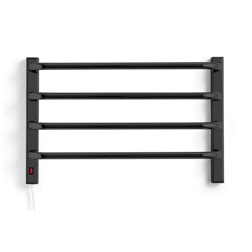 Toalheiro Térmico para 1 Toalha 110v Fio Esquerdo Preto Flape
