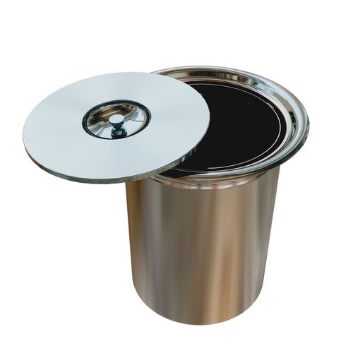 Lixeira de Embutir 5 Litros Inox Polido Formi