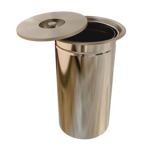 Lixeira de Embutir 3 Litros Inox Escovado Formi