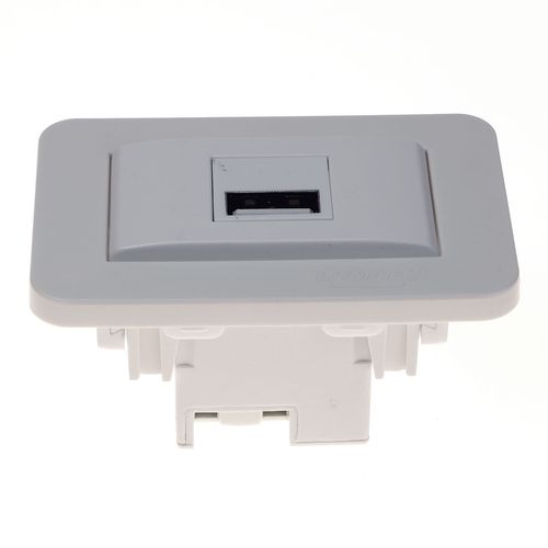TOMADA USB CHARGER 5V 1A BRANCA LUMITEK