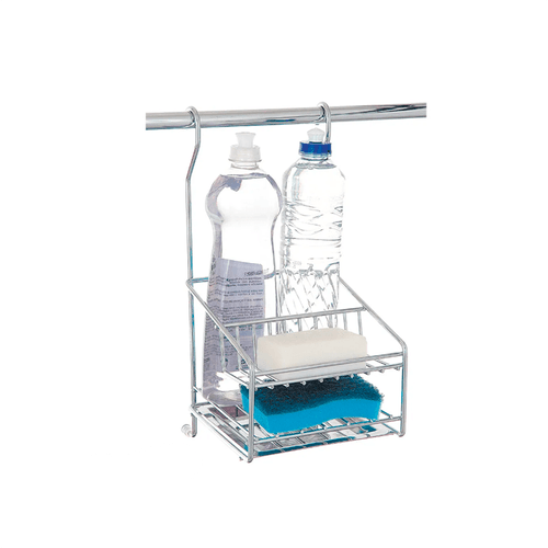 Porta Detergente Sabão e Esponja 3003 Inox Jomer