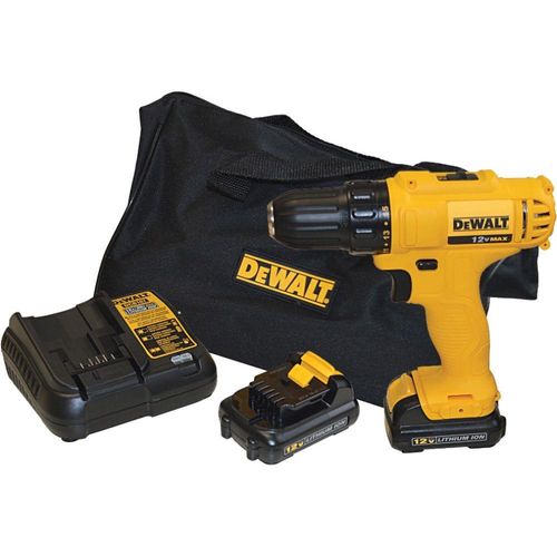 PARAFUSADEIRA FURADEIRA 3/8 10MM 12V MAX BIVOLT DCD700C2BR DEWALT