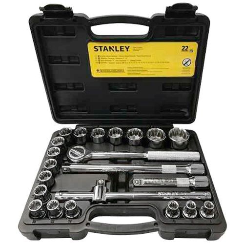 JOGO DE SOQUETE 1/2" 22 PECAS STMT81242-840 STANLEY