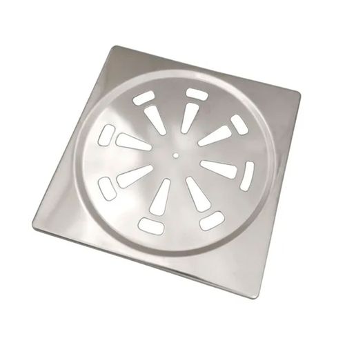 Ralo Grelha Simples 10x10cm Inox Flvx Hidro
