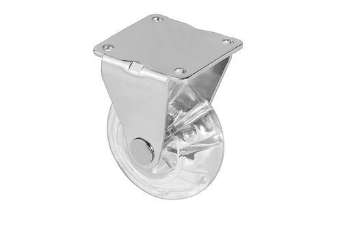 Rodizio Fixo Rg50 40kg Incolor Cromado Fgv/tn