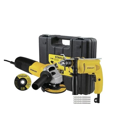 KIT FURADEIRA DE IMPACTO+ESMERILHADEIRA SHG6070KA B2 STANLEY