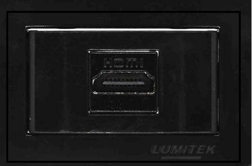 Tomada Hdmi Preta Lumitek