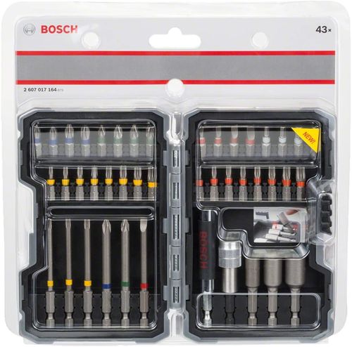 Kit de Pontas  e Soquetes para Aparafusar com 43 Peças Bosch