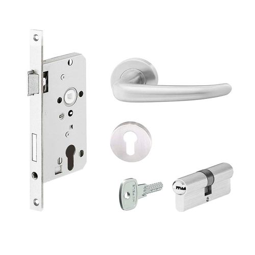 Fechadura Externa Ergo 55mm Inox Escovado Hafele