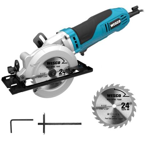 SERRA CIRCULAR COMPACTA WS3454.1 220V 750W 120MM WESCO