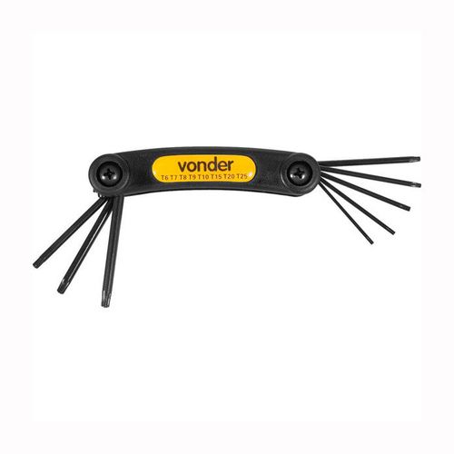 Jogo de Chaves Hexalobula T6 a T25 Vonder
