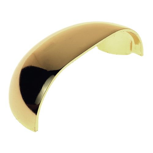 Puxador Concha Lisa 64mm Dourado Gruppa