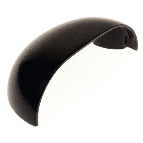 Puxador Concha Lisa 64mm Preta Gruppa