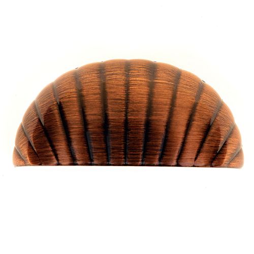Puxador Concha Ostra 64mm Cobre Velho Gruppa