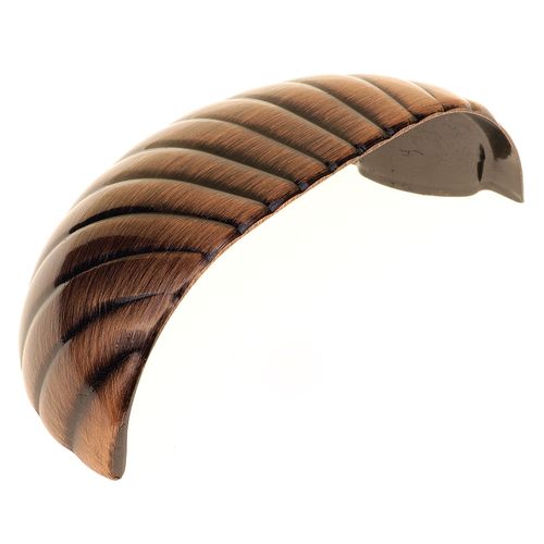 Puxador Concha Ostra 64mm Cobre Velho Gruppa