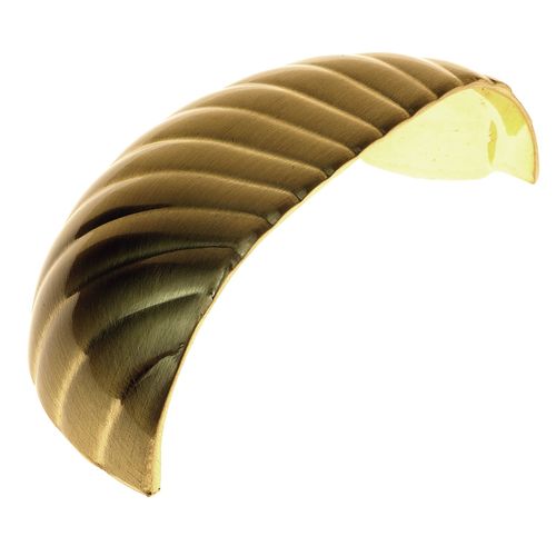 Puxador Concha Ostra 64mm Dourado Escovado Gruppa