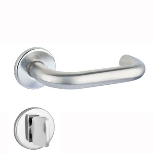 Fechadura Banheiro 517 St2 55mm Inox Escovado La Fonte
