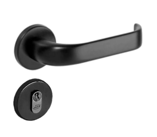 Fechadura Externa Duna 1300 Zamak 40mm Preta Imab