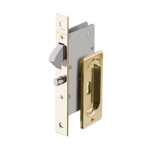 Fechadura Bico de Papagaio 1352 Chave Bipartida 45mm Dourado Polido Imab