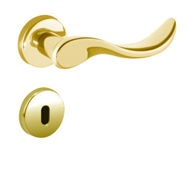 Fechadura Interna Magie 1851 Latão 55mm Dourado Polido Imab