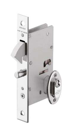 Fechadura Bico Papagaio 1365 Externa 45mm Latão Polido Imab