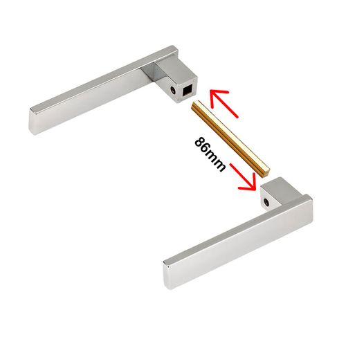 Kit Ferro Haste 0900 para Maçaneta 86mm Bicromatizado Imab
