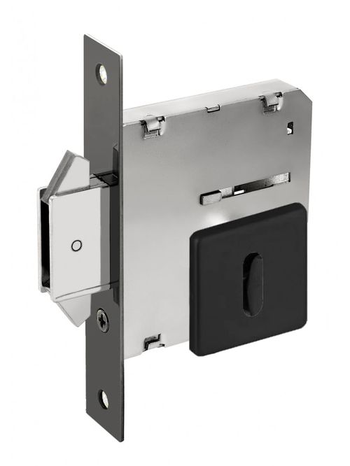 Fechadura Interna Bico Duplo 4006 45mm Preta Arouca
