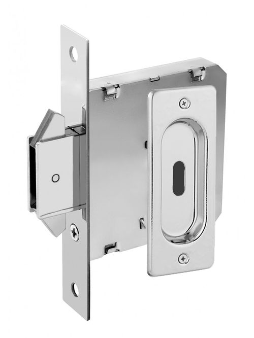 Fechadura Interna Bico Duplo Concha 4006 45mm Inox Polido Arouca