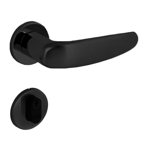 Fechadura Externa Polo 55mm Preta Arouca
