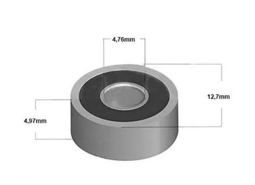 Rolamento para Fresa Avulso 12,7mm (1/2") Radix