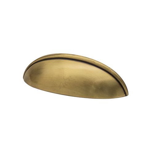 Puxador Concha Aniela 332 64mm Ouro Velho Escovado Torralba