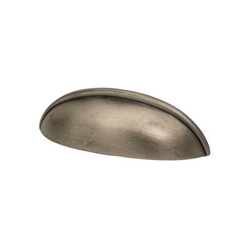Puxador Concha Aniela 332 64mm Prata Velha Escovada Fosca Torralba