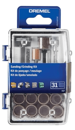 Kit para Lixar E Afiar para Micro Retífica com 31 Peças Dremel