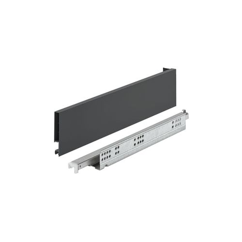 Kit Gaveta Matrix Invisa Sl 89x400mm 30kg Soft Close Antrácito Hafele