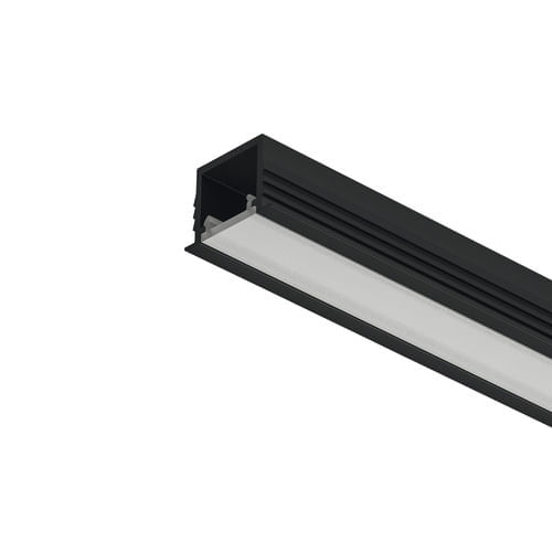 PERFI LLOOX5 1103 DE EMBUTIR 3 METROS PRETO COM DIFUSOR LEITOSO HAFELE