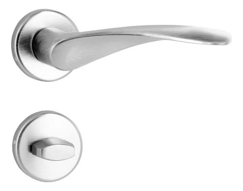 Fechadura Banheiro 610 St2-55mm Roseta 304 Cromado La
