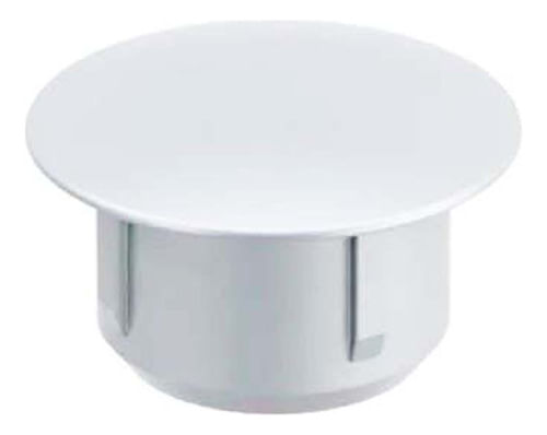 Kit 100 Tapa Furo Plástico 8mm Branco Star Plast