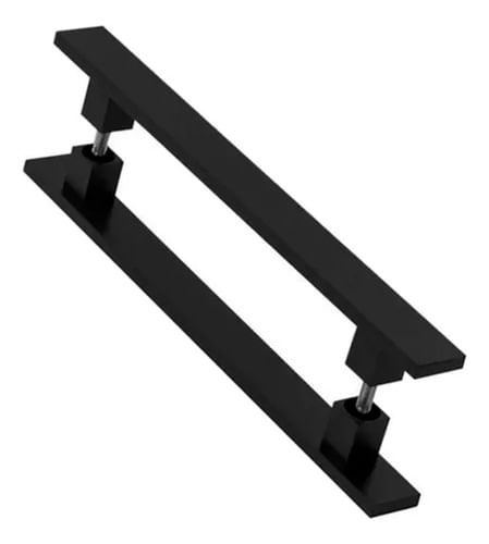 Puxador Duplo Basic 1000mm Inox Preto Fosco Formi