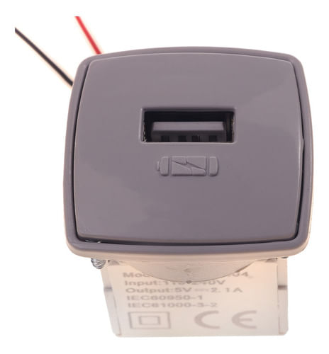 Caixa Mini Usb com Cabo1.5mt Prata Qtmov
