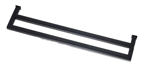 Toalheiro Duplo Fit 60cm Inox Preto Fosco Formi