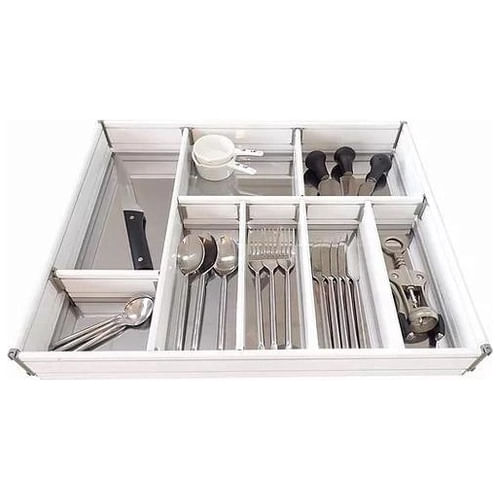 Divisor de Talheres Aluminio Mód 600 Branco 9560 Jomer
