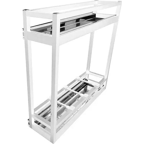 Porta Latas/óleo Aluminio 130 Deslizante Branco 9321 Jomer