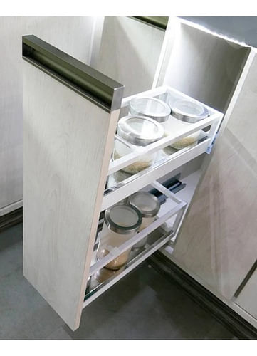 Porta Latas/óleo Aluminio 130 Deslizante Branco 9321 Jomer