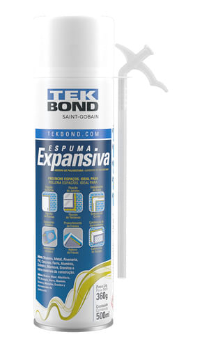 ESPUMA EXPANSIVA 360G/500ML TEKBOND
